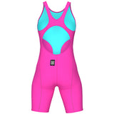 Arena - Women's Limited Edition Powerskin Impulso Open Back – Shocking Pink/Water