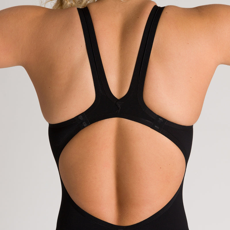 Arena - Women's Powerskin Carbon-AIR² Open Back - Black/Black/Gold