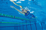 Arena - Women's Powerskin Carbon-AIR² Open Back - Blue/Grey/Yellow