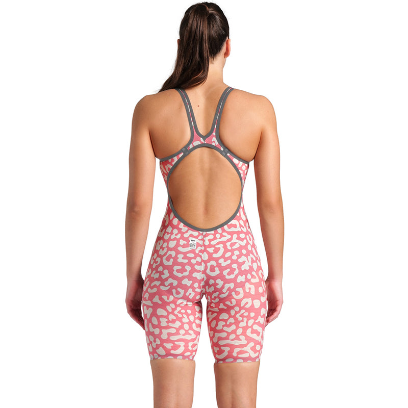 Arena - Women's Powerskin Carbon-Air2 Leopard Open Back – Geranium