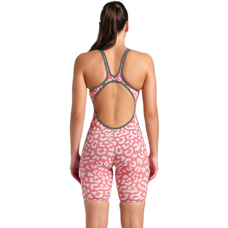 Arena - Women's Powerskin Carbon-Air2 Leopard Open Back – Geranium