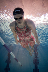 Arena - Women's Powerskin Carbon-Air2 Leopard Open Back – Geranium
