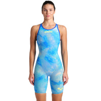 Arena - Women's Powerskin Carbon-Air2 Tie-Dye Closed Back – Cobalt