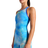 Arena - Women's Powerskin Carbon-Air2 Tie-Dye Closed Back – Cobalt