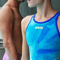 Arena - Women's Powerskin Carbon-Air2 Tie-Dye Open Back – Cobalt