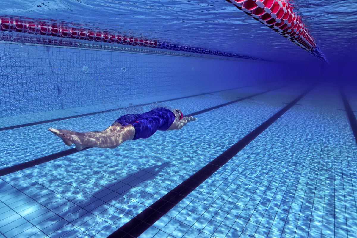 Arena - Women's Powerskin Carbon-Glide Open Back Tech Suit - Ocean Blue