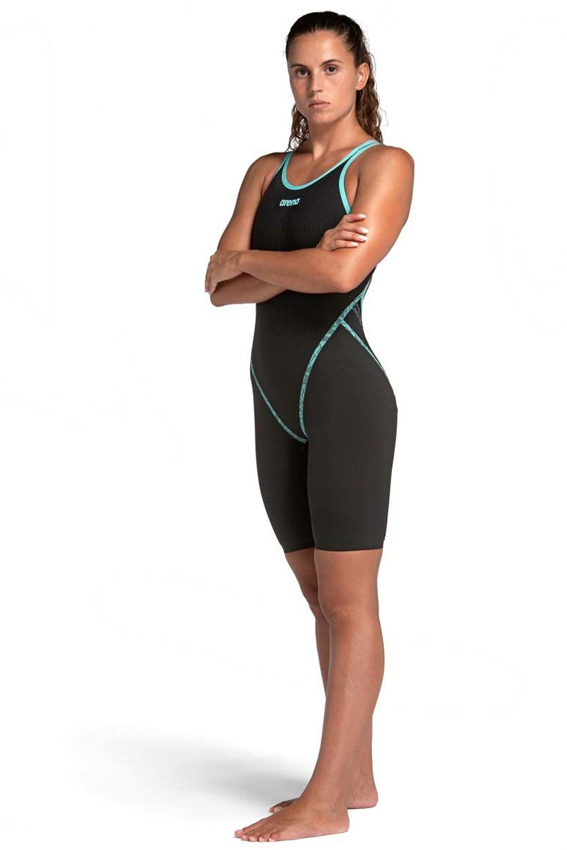 Arena - Women's Powerskin Primo Closed Back – Black/Teal