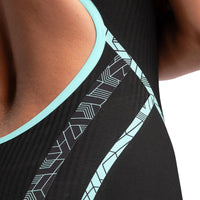 Arena - Women's Powerskin Primo Open Back – Black/Teal