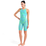 Arena - Women's Powerskin ST Next Ltd. Edition Fireflow Open Back – Seaglass
