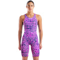 Arena - Women's Powerskin ST Next Snakeskin Open Back – Snake/Pink