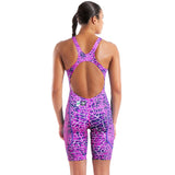 Arena - Women's Powerskin ST Next Snakeskin Open Back – Snake/Pink