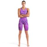 Arena - Women's Powerskin ST Next Snakeskin Open Back – Snake/Pink
