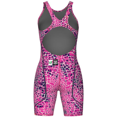Arena - Women's Powerskin ST Next Snakeskin Open Back – Snake/Pink