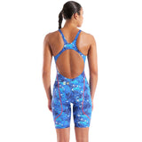 Arena - Women's Powerskin ST Next Splashy Open Back – Blue/Multi