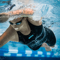 Arena - Women's Powerskin Veloce Closed Back – Black/Teal