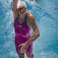 Arena - Women's Powerskin Veloce Ltd. Edition Open Back – Violet Surge