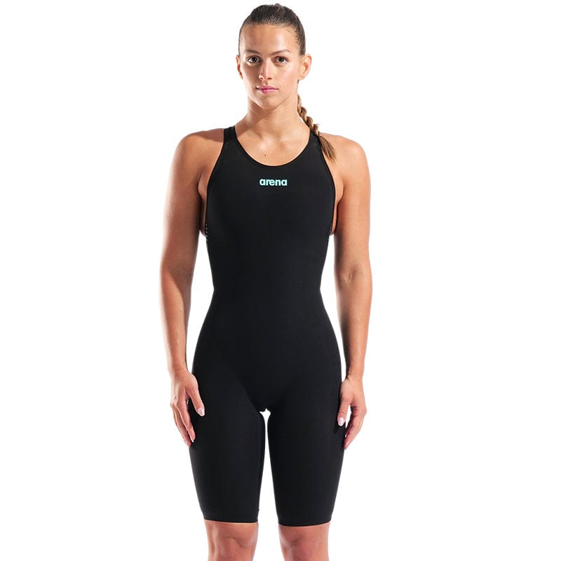 Arena - Women's Powerskin Veloce Open Back – Black/Teal