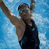 Arena - Women's Powerskin Veloce Open Back – Black/Teal