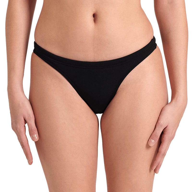 Arena - Women's Solid Team Bikini Bottom - Black/White