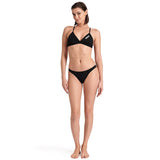 Arena - Women's Solid Team Bikini Bottom - Black/White