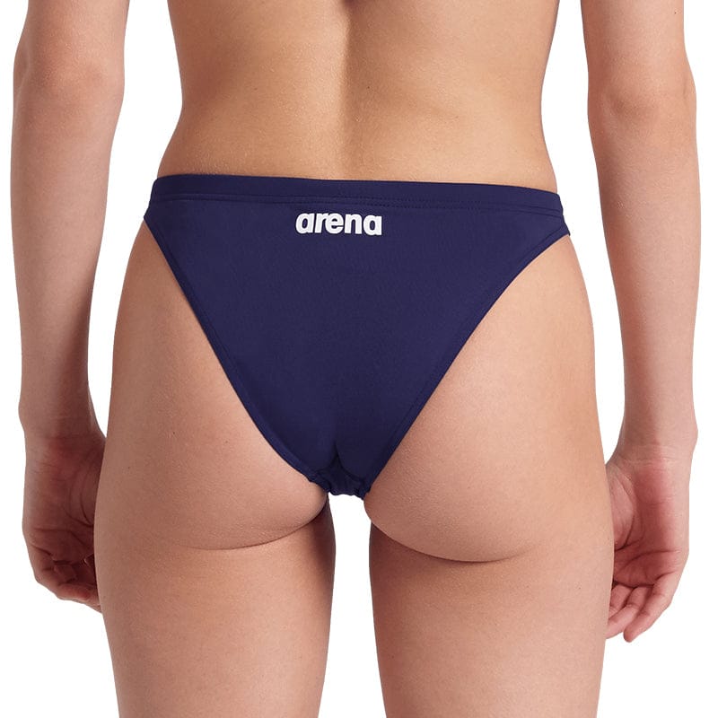 Arena - Women's Solid Team Bikini Bottom - Navy/White