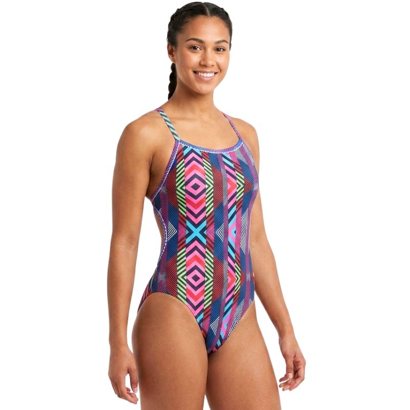 Dolfin Uglies - Revibe Diamond Tie Back One Piece Swimsuit