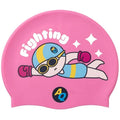 Fighting Silicone Swim Hat - Pink
