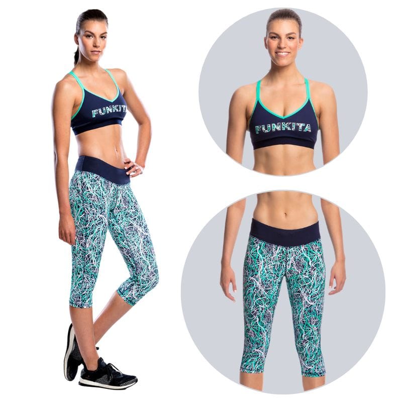Funkita - A Bit Vane Bondage Crop Top & So Vane Rapid Racer Tight