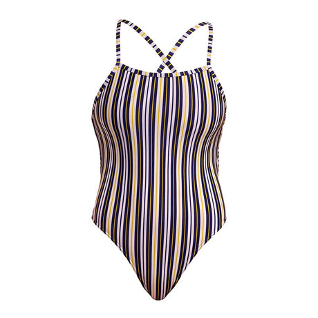 Funkita - Admiralty Stripe - Ladies Eco Tie Me Tight One Piece