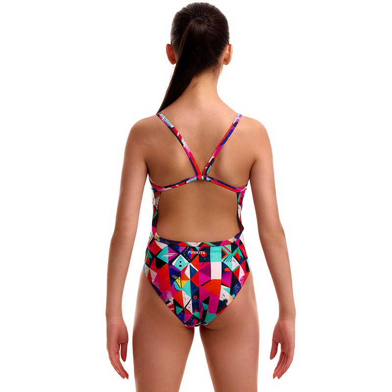 Funkita - Art Dropout - Girls Eco Single Strap One Piece