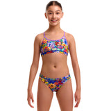 Funkita - Austin Flowers - Girls Eco Racerback Two Piece