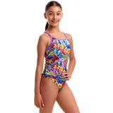 Funkita - Austin Flowers - Girls Eco Swim Steady Tankini & Brief