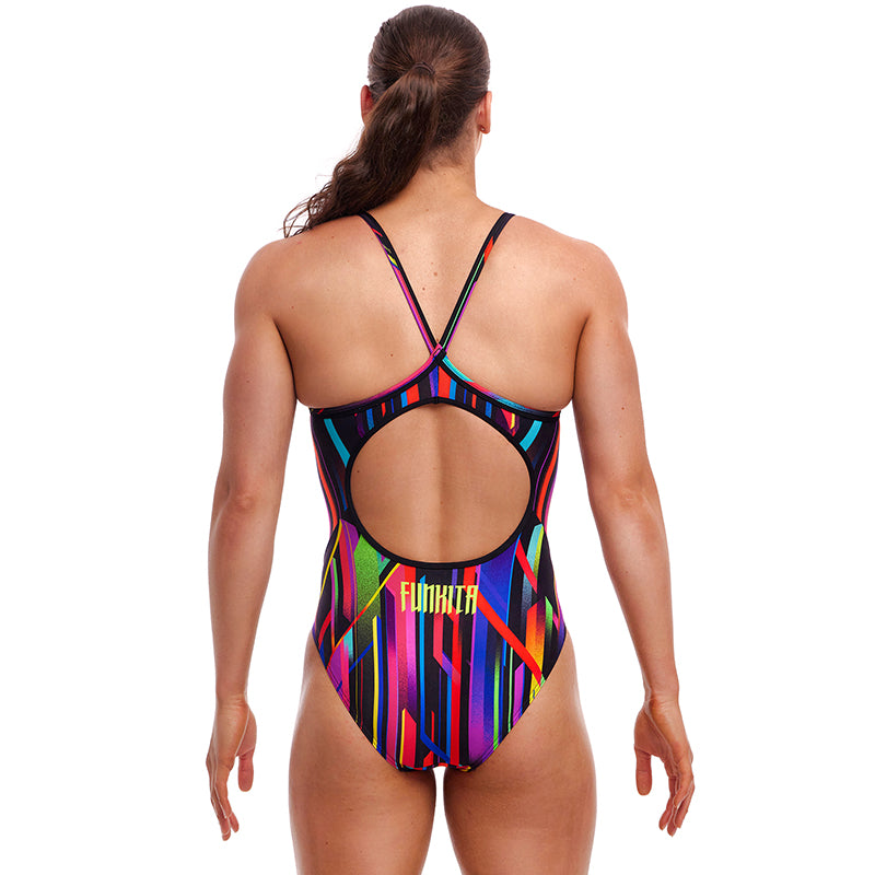 Funkita - Baby Beamer - Ladies Eco Diamond Back One Piece