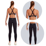 Funkita - Bar Tack High Neck Crop Top & Black Full Speed Full Length Tight