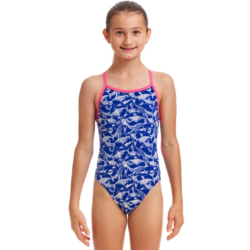 Funkita - Beached Bro - Girls Single Strap One Piece