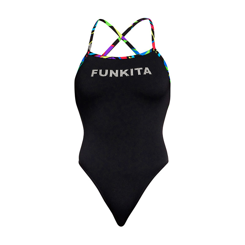 Funkita - Beat it Black - Ladies Strapped In One Piece