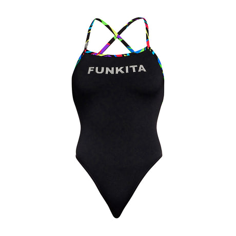 Funkita - Beat it Black - Ladies Strapped In One Piece