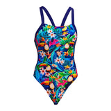 Funkita - Birdie Wordie - Ladies Eco Brace Free One Piece
