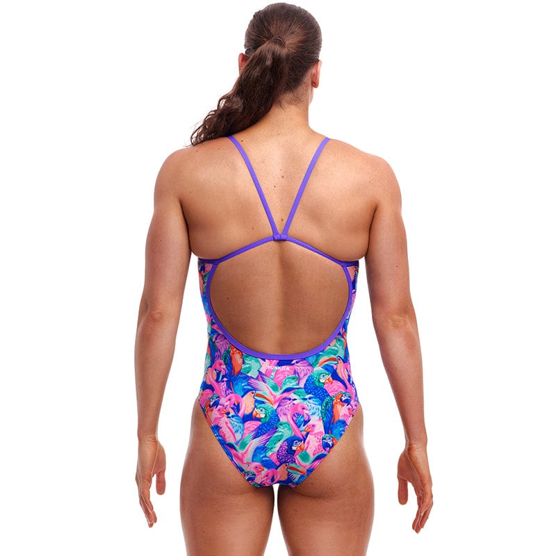 Funkita - Birds Gone Wild - Ladies Eco Single Strap One Piece