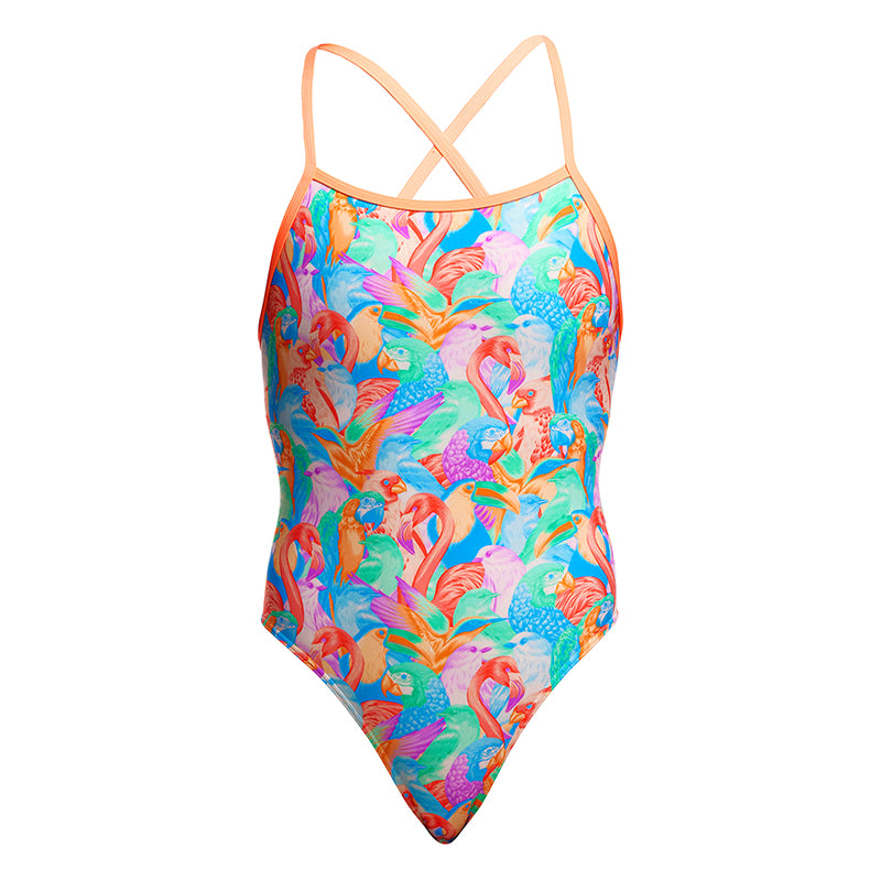 Funkita - Birdsville - Ladies Eco Tie Me Tight One Piece