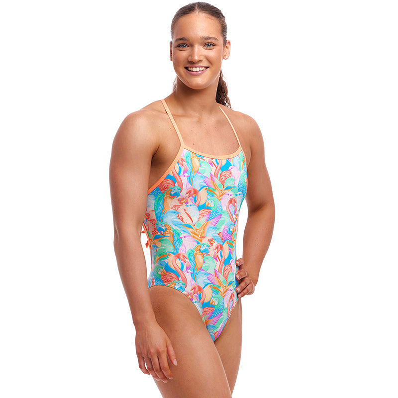 Funkita - Birdsville - Ladies Eco Tie Me Tight One Piece