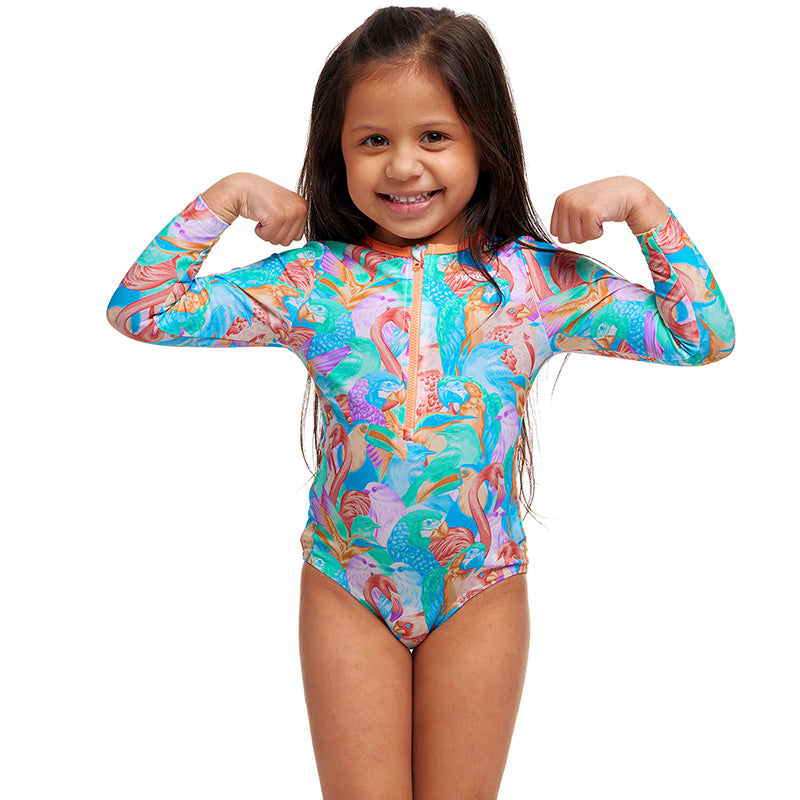 Funkita - Birdsville - Toddler Girls Sun Cover One Piece