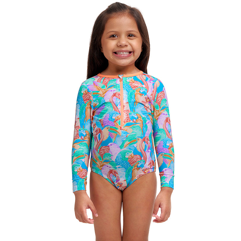 Funkita - Birdsville - Toddler Girls Sun Cover One Piece