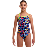 Funkita - Blast Buddies - Girls Eco Diamond Back One Piece