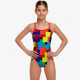Funkita - Blocked - Girls Single Strap One Piece