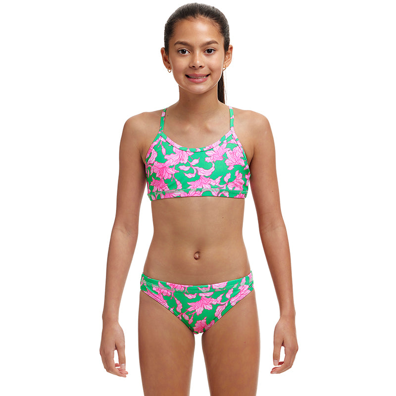 Funkita - Blossom Fly - Girls Eco Racerback Two Piece