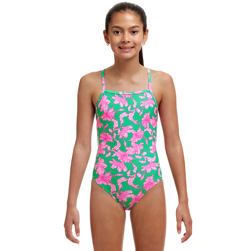 Funkita - Blossom Fly - Girls Eco Strapped In One Piece