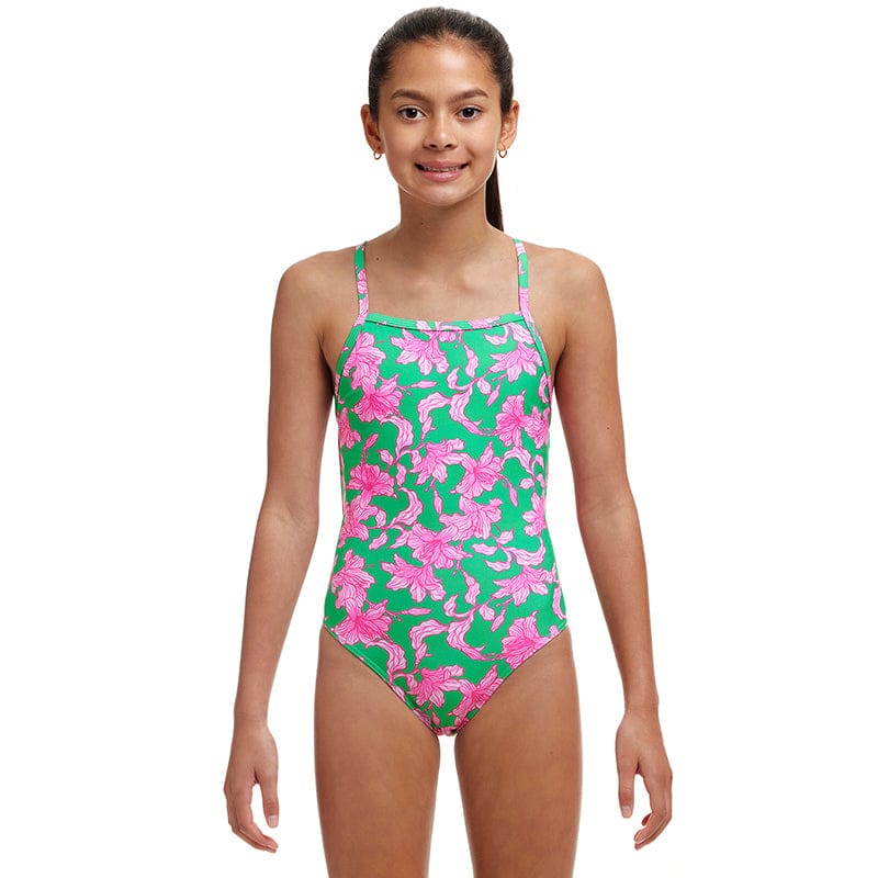 Funkita - Blossom Fly - Girls Eco Strapped In One Piece