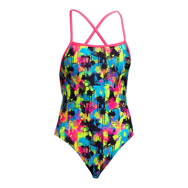 Funkita - Blotchy Babe - Ladies Eco Strapped In One Piece