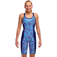 Funkita - Blue Bits - Girls Eco Fast Training One Piece